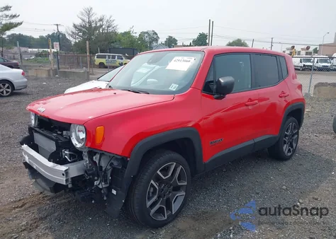 2021 Jeep Renegade Jeepster 4X4 из США, поврежденный, VIN ZACNJDAB8MPN30997